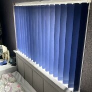 Vertical Blind in Blue